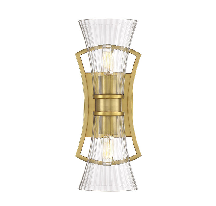 Savoy House Bennington 9-9702-2-322 Wall Sconce Light - Warm Brass
