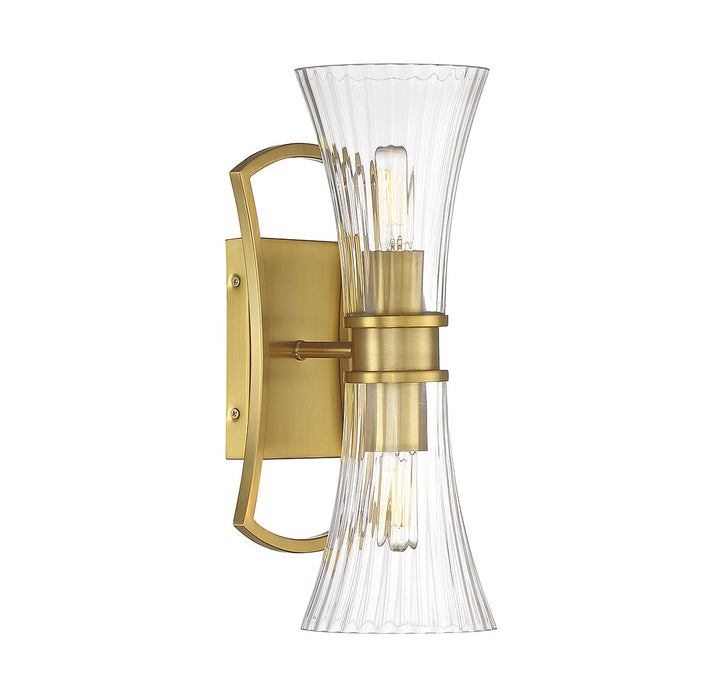 Savoy House Bennington 9-9702-2-322 Wall Sconce Light - Warm Brass