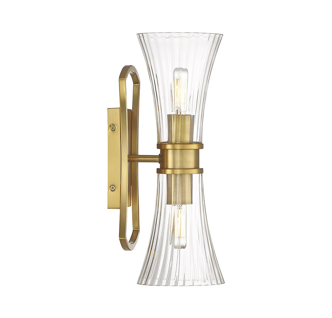 Savoy House Bennington 9-9702-2-322 Wall Sconce Light - Warm Brass