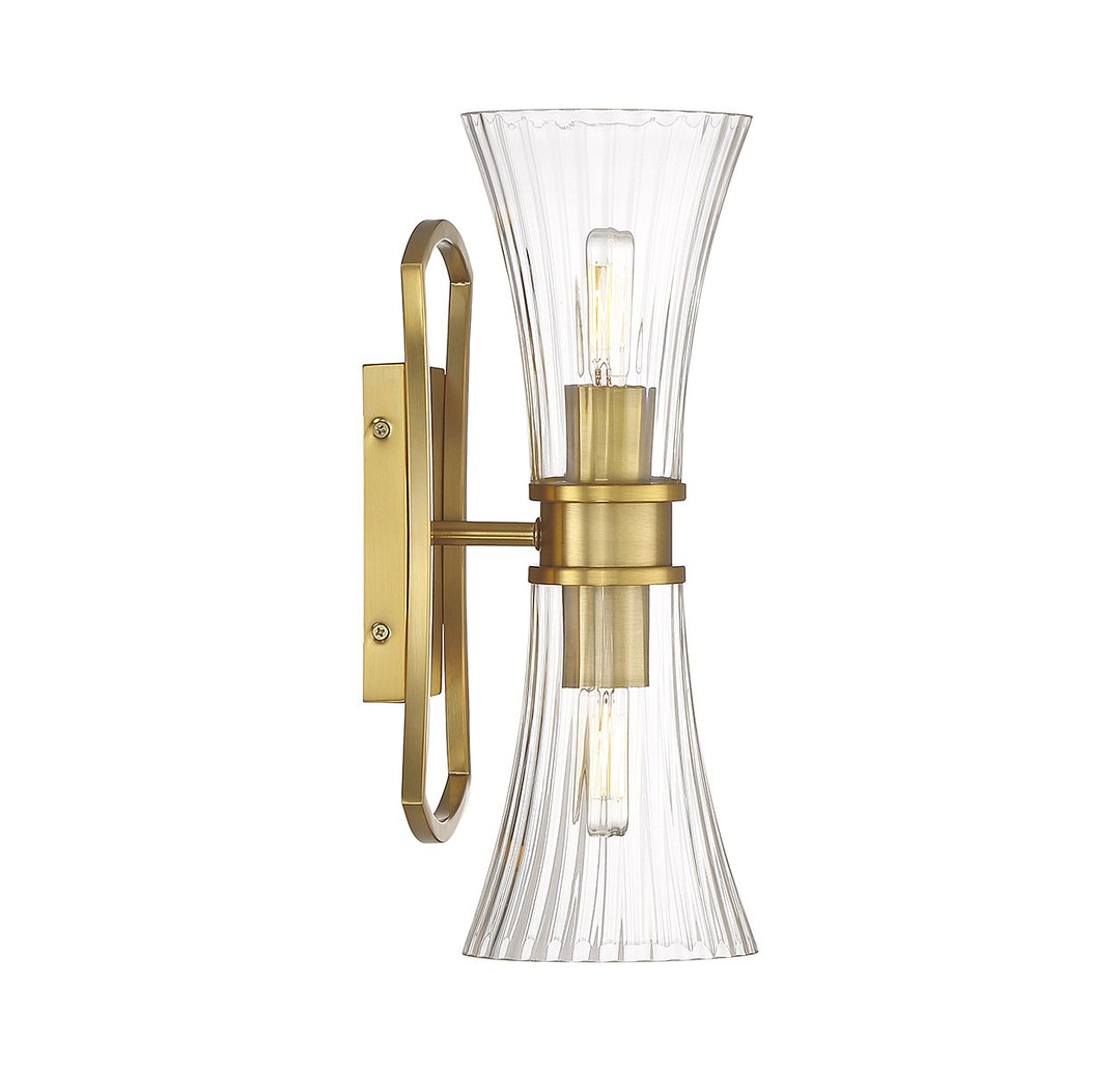Savoy House Bennington 9-9702-2-322 Wall Sconce Light - Warm Brass