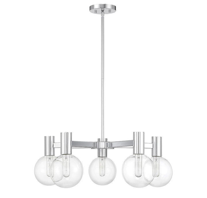 Savoy House Wright 1-3073-5-11 Chandelier Light - Chrome