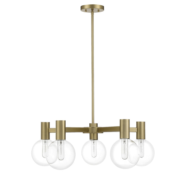 Savoy House Wright 1-3073-5-322 Chandelier Light - Warm Brass