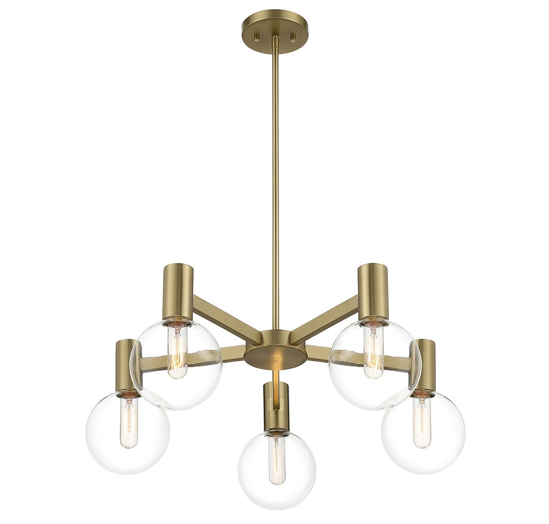 Savoy House Wright 1-3073-5-322 Chandelier Light - Warm Brass