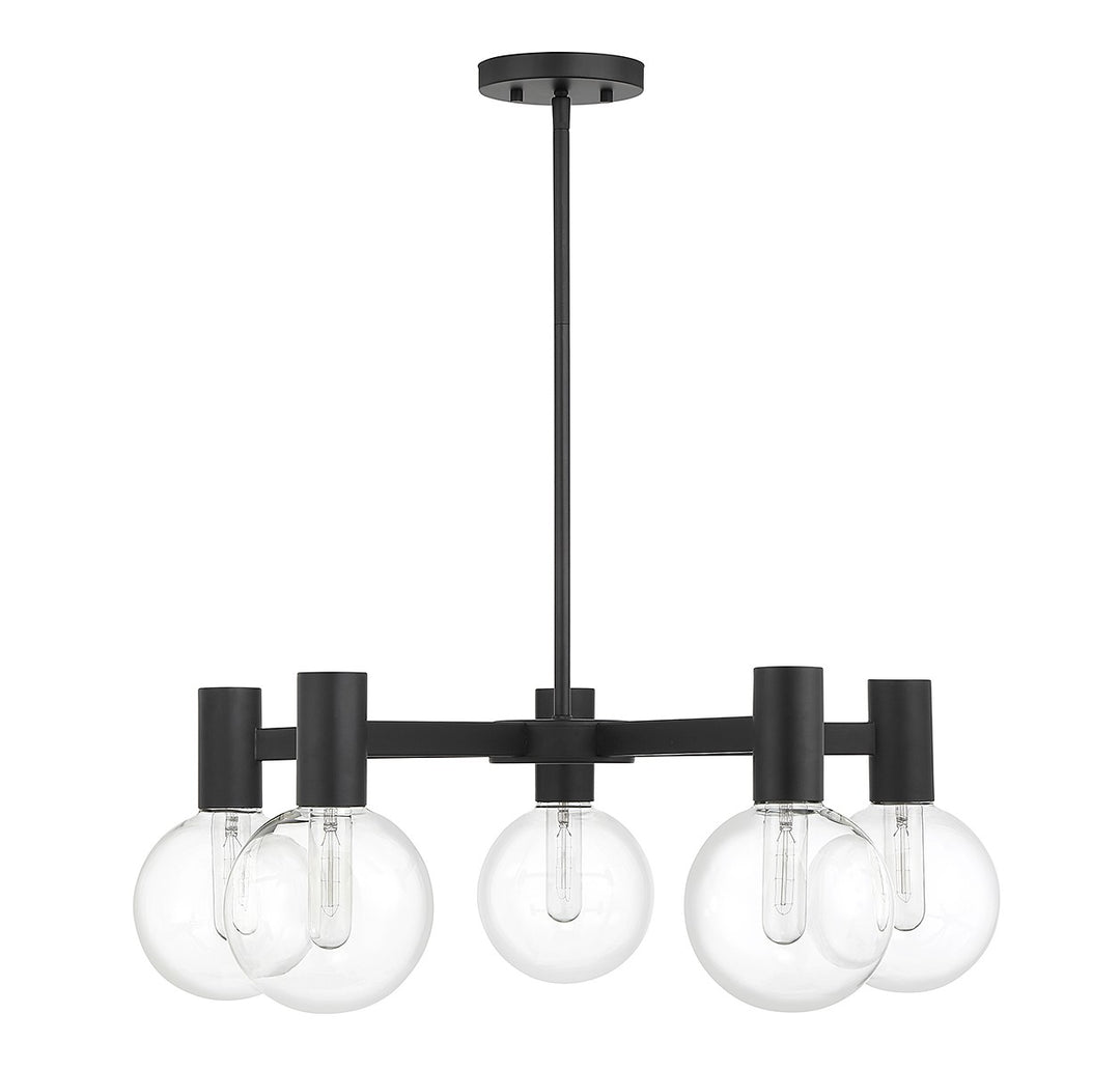 Savoy House Wright 1-3073-5-89 Chandelier Light - Matte Black
