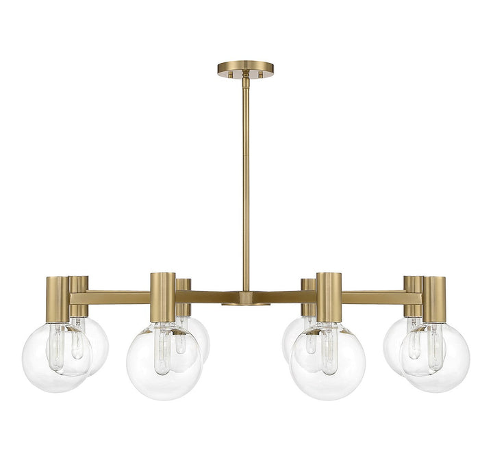 Savoy House Wright 1-3074-8-322 Chandelier Light - Warm Brass