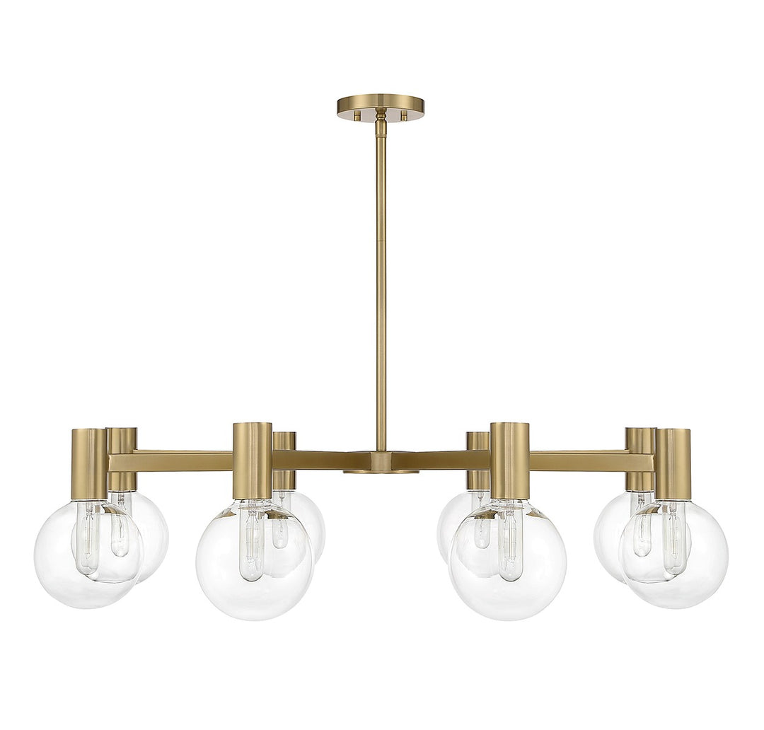 Savoy House Wright 1-3074-8-322 Chandelier Light - Warm Brass
