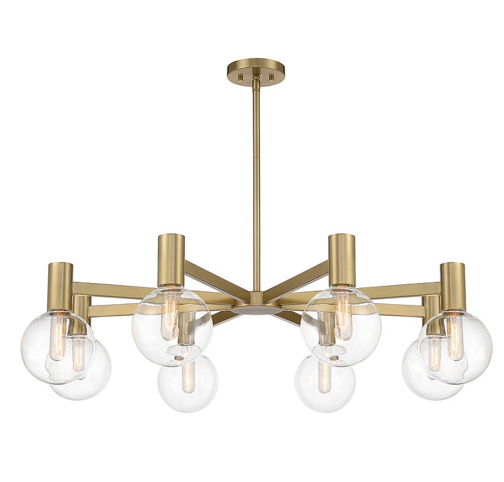 Savoy House Wright 1-3074-8-322 Chandelier Light - Warm Brass