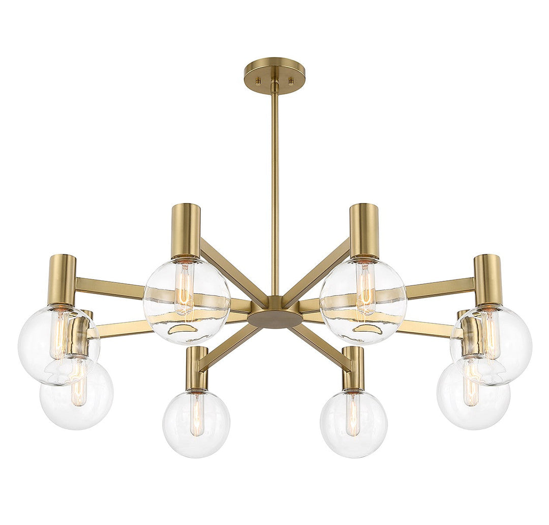 Savoy House Wright 1-3074-8-322 Chandelier Light - Warm Brass