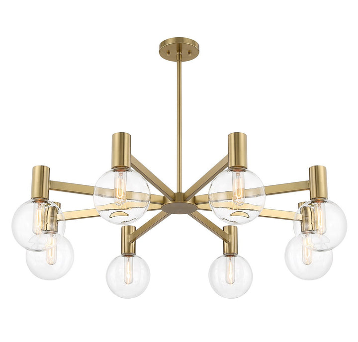 Savoy House Wright 1-3074-8-322 Chandelier Light - Warm Brass