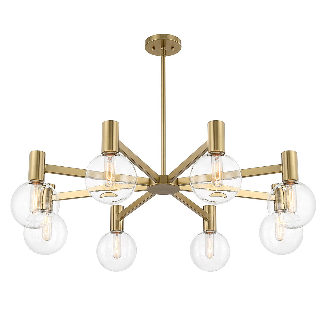Savoy House Wright 1-3074-8-322 Chandelier Light - Warm Brass