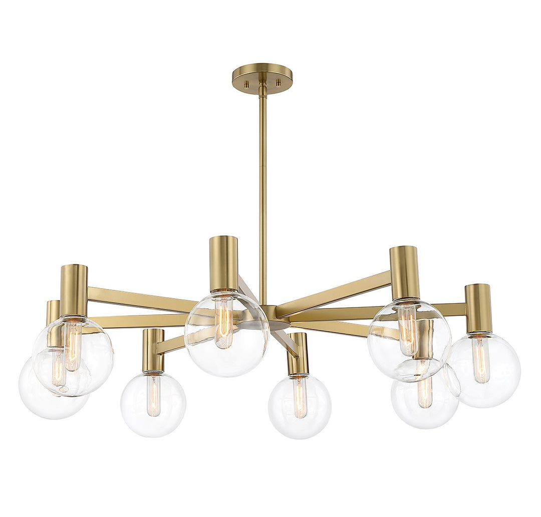 Savoy House Wright 1-3074-8-322 Chandelier Light - Warm Brass