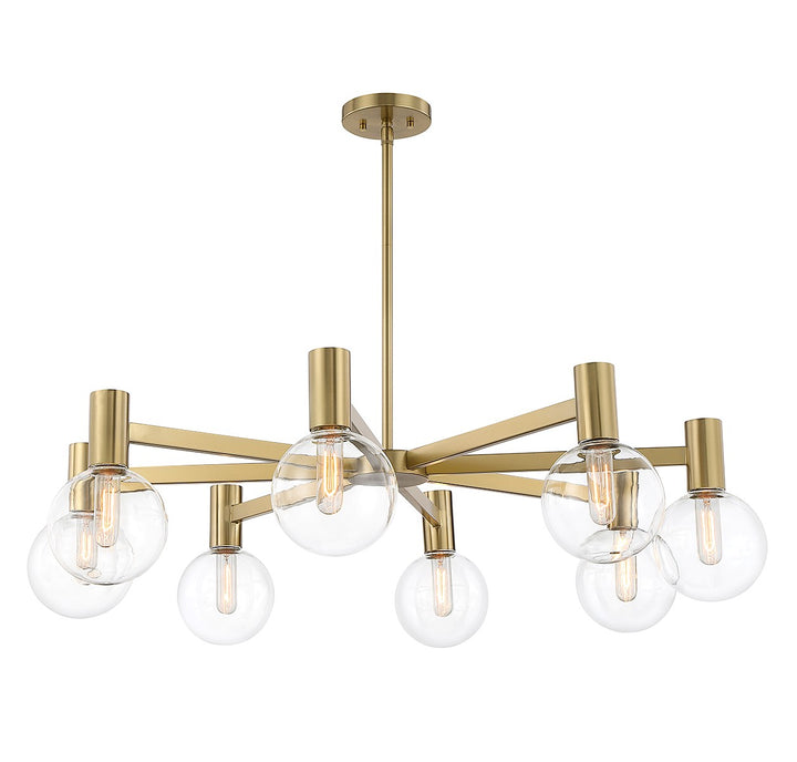 Savoy House Wright 1-3074-8-322 Chandelier Light - Warm Brass