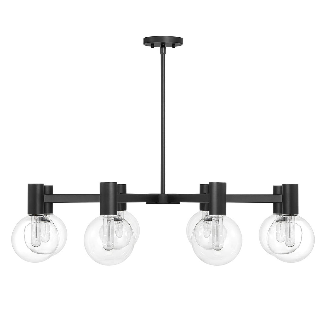 Savoy House Wright 1-3074-8-89 Chandelier Light - Matte Black