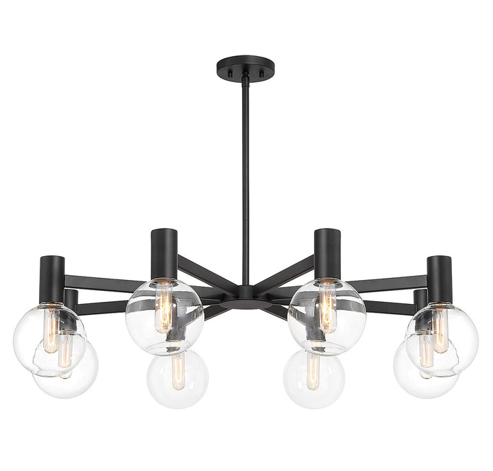 Savoy House Wright 1-3074-8-89 Chandelier Light - Matte Black