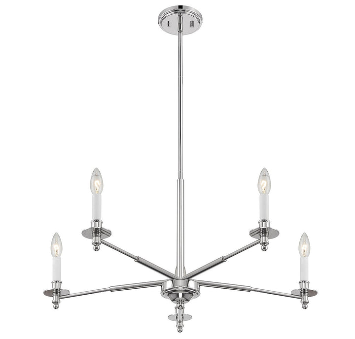 Savoy House Jasmine 1-4410-5-109 Chandelier Light - Polished Nickel