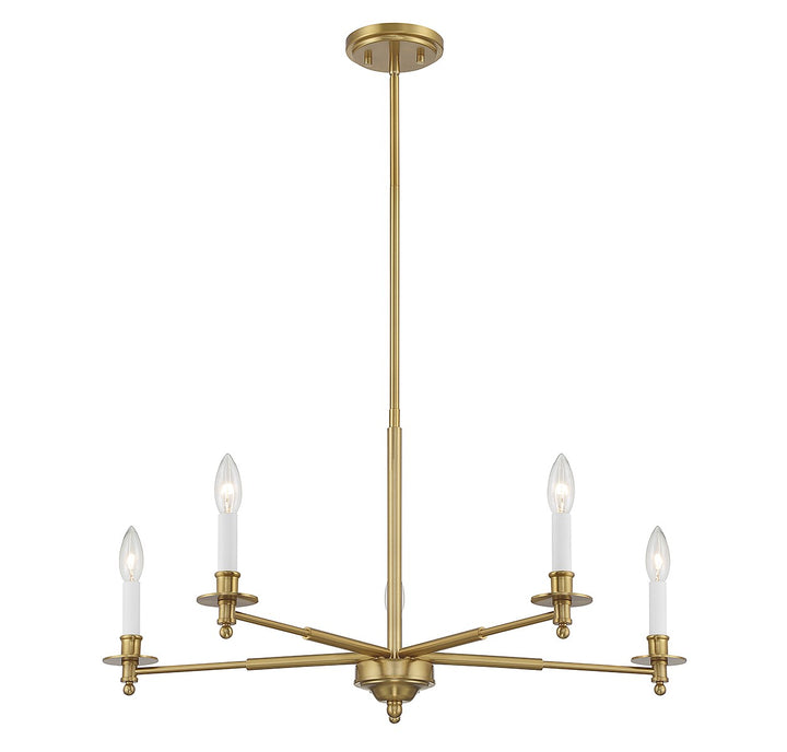 Savoy House Jasmine 1-4410-5-322 Chandelier Light - Warm Brass