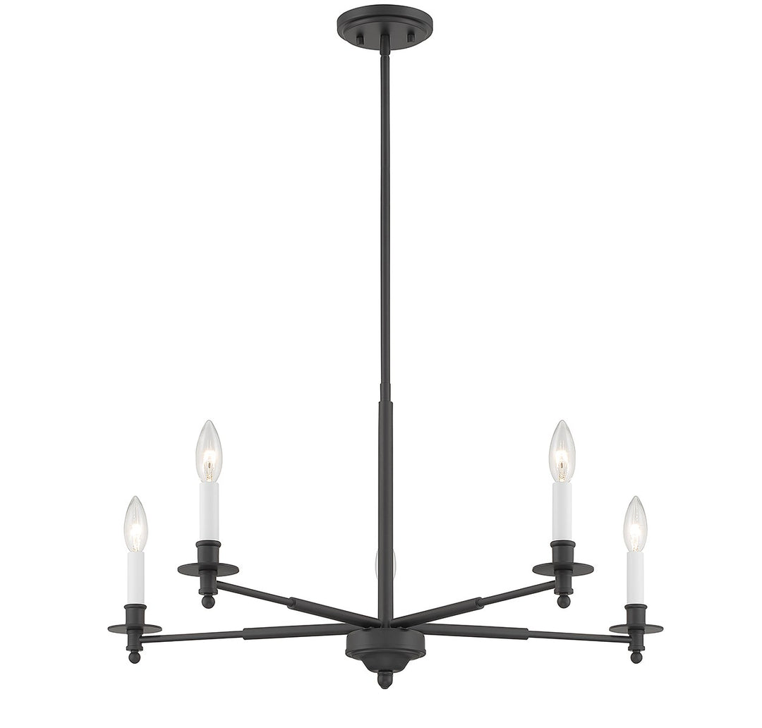 Savoy House Jasmine 1-4410-5-89 Chandelier Light - Matte Black