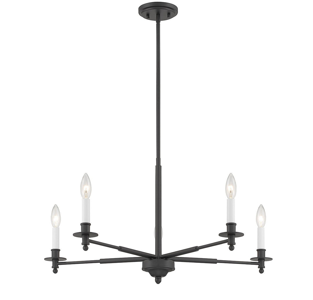 Savoy House Jasmine 1-4410-5-89 Chandelier Light - Matte Black