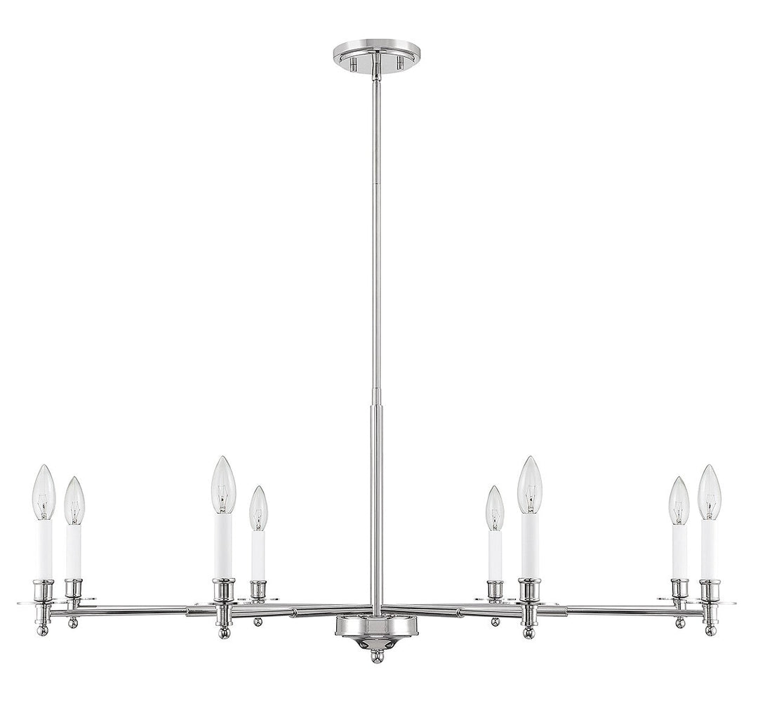 Savoy House Jasmine 1-4412-8-109 Chandelier Light - Polished Nickel