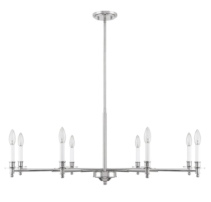 Savoy House Jasmine 1-4412-8-109 Chandelier Light - Polished Nickel