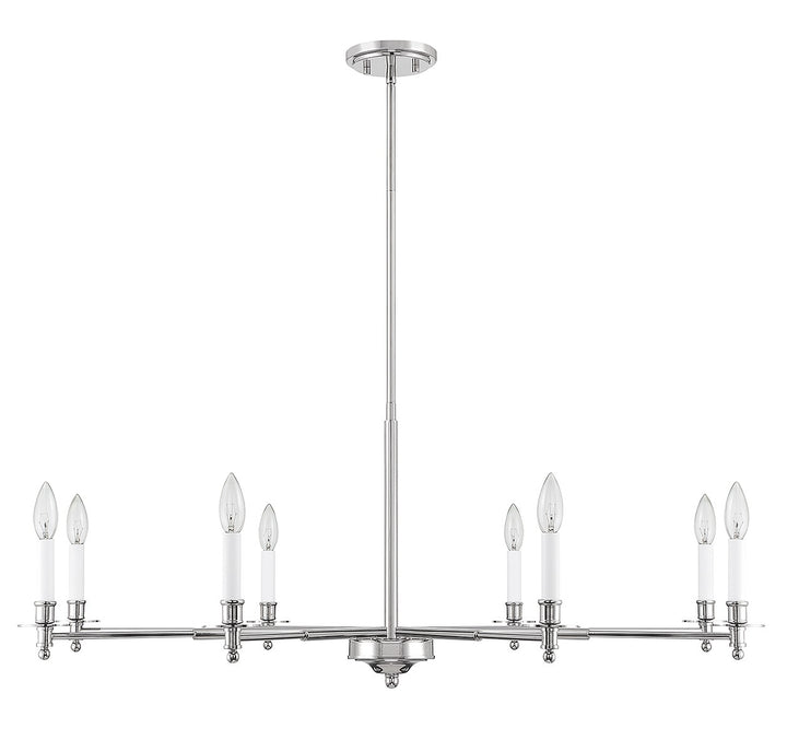 Savoy House Jasmine 1-4412-8-109 Chandelier Light - Polished Nickel