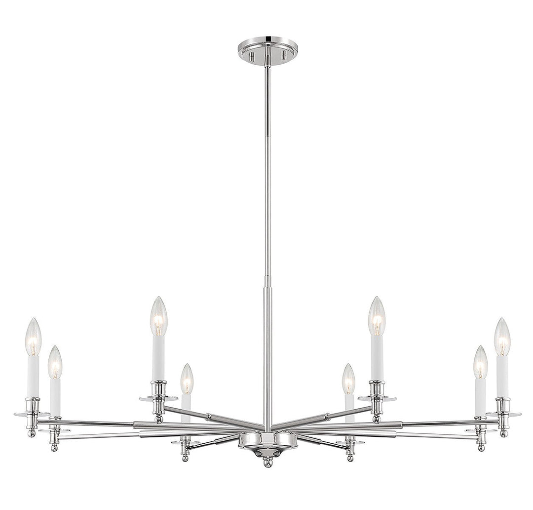 Savoy House Jasmine 1-4412-8-109 Chandelier Light - Polished Nickel