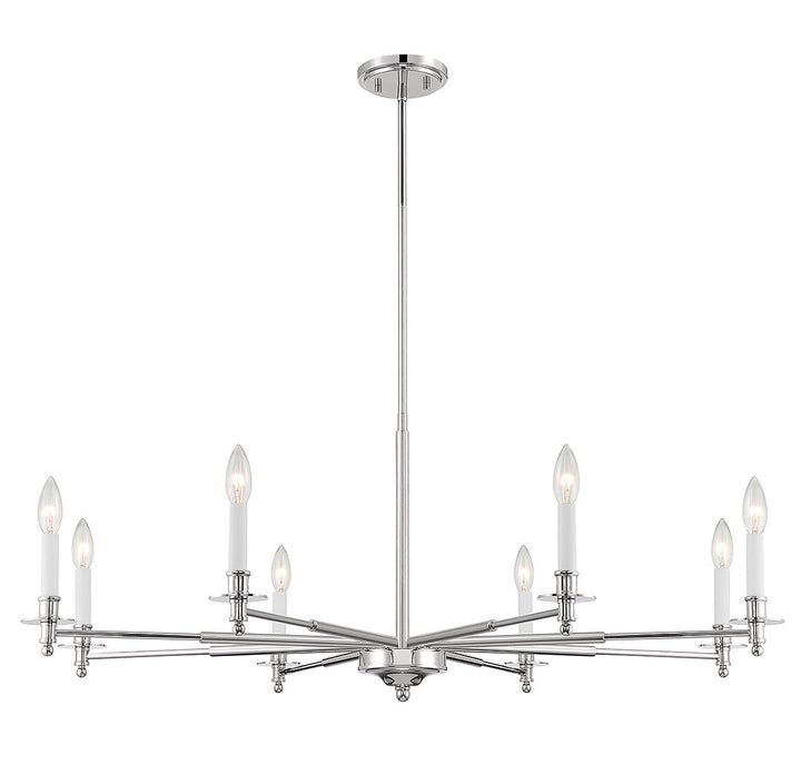Savoy House Jasmine 1-4412-8-109 Chandelier Light - Polished Nickel