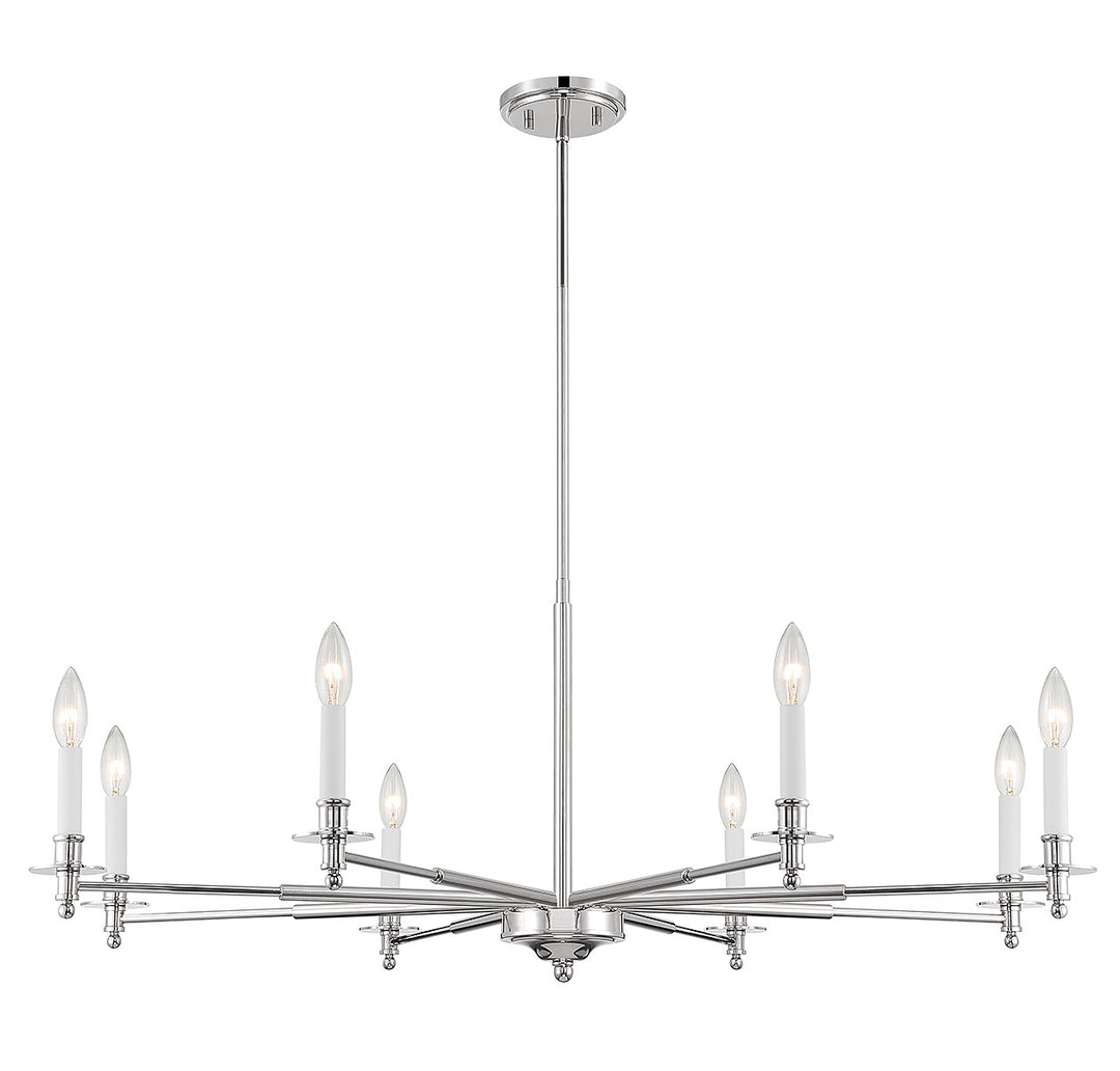 Savoy House Jasmine 1-4412-8-109 Chandelier Light - Polished Nickel