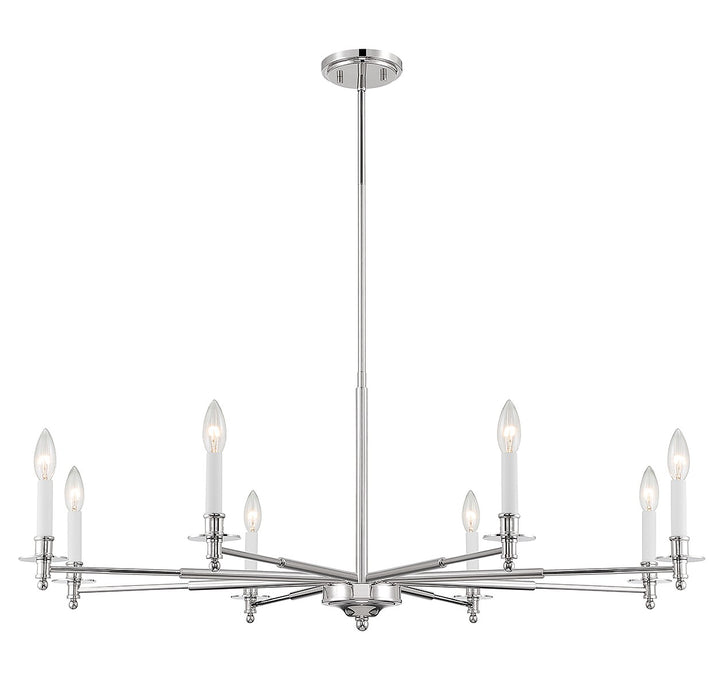 Savoy House Jasmine 1-4412-8-109 Chandelier Light - Polished Nickel