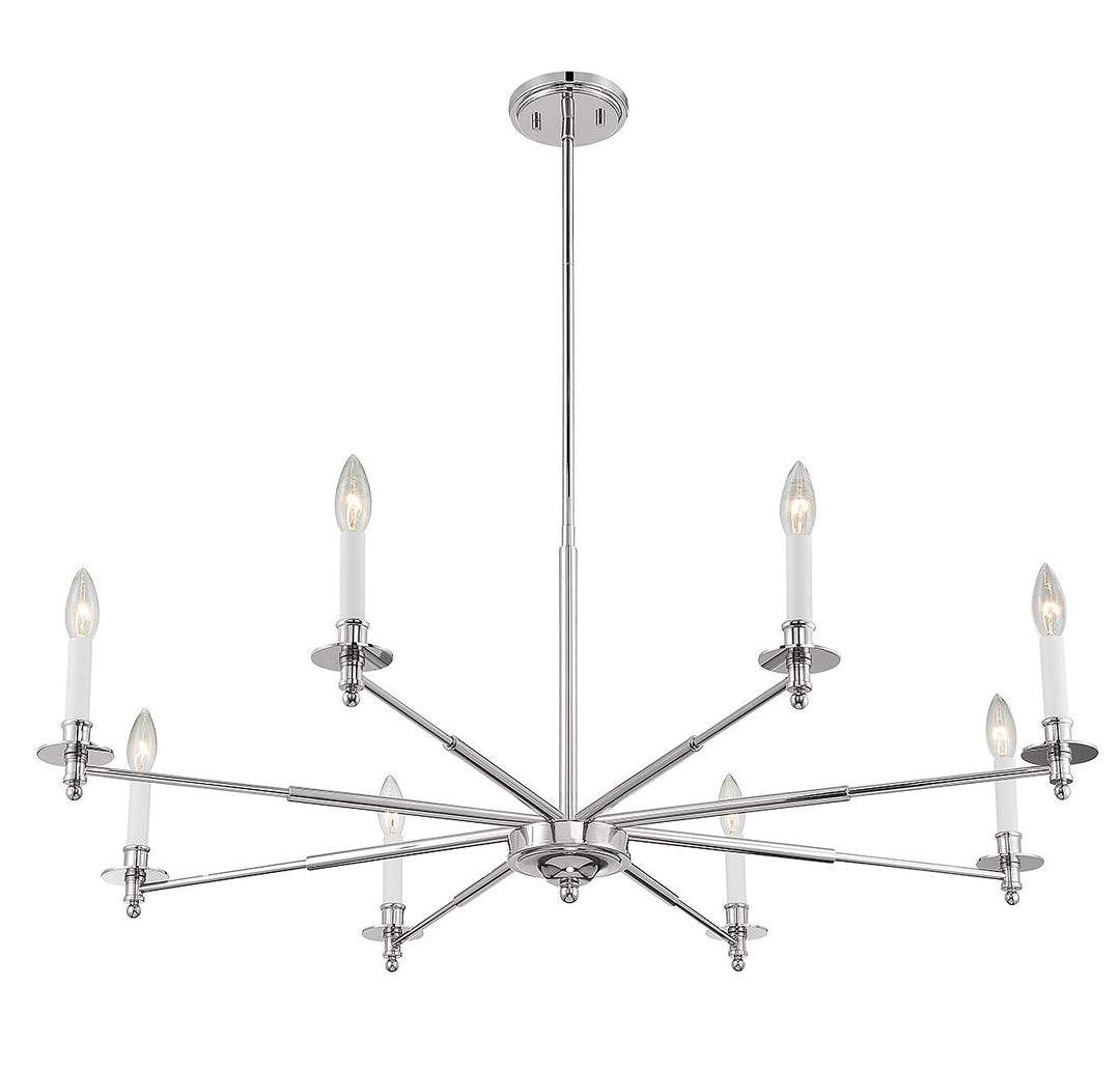 Savoy House Jasmine 1-4412-8-109 Chandelier Light - Polished Nickel