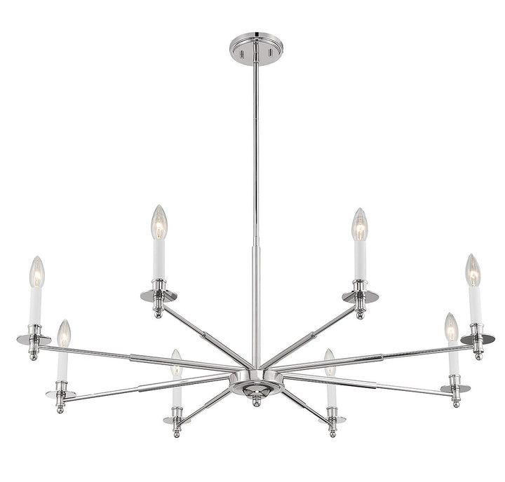 Savoy House Jasmine 1-4412-8-109 Chandelier Light - Polished Nickel