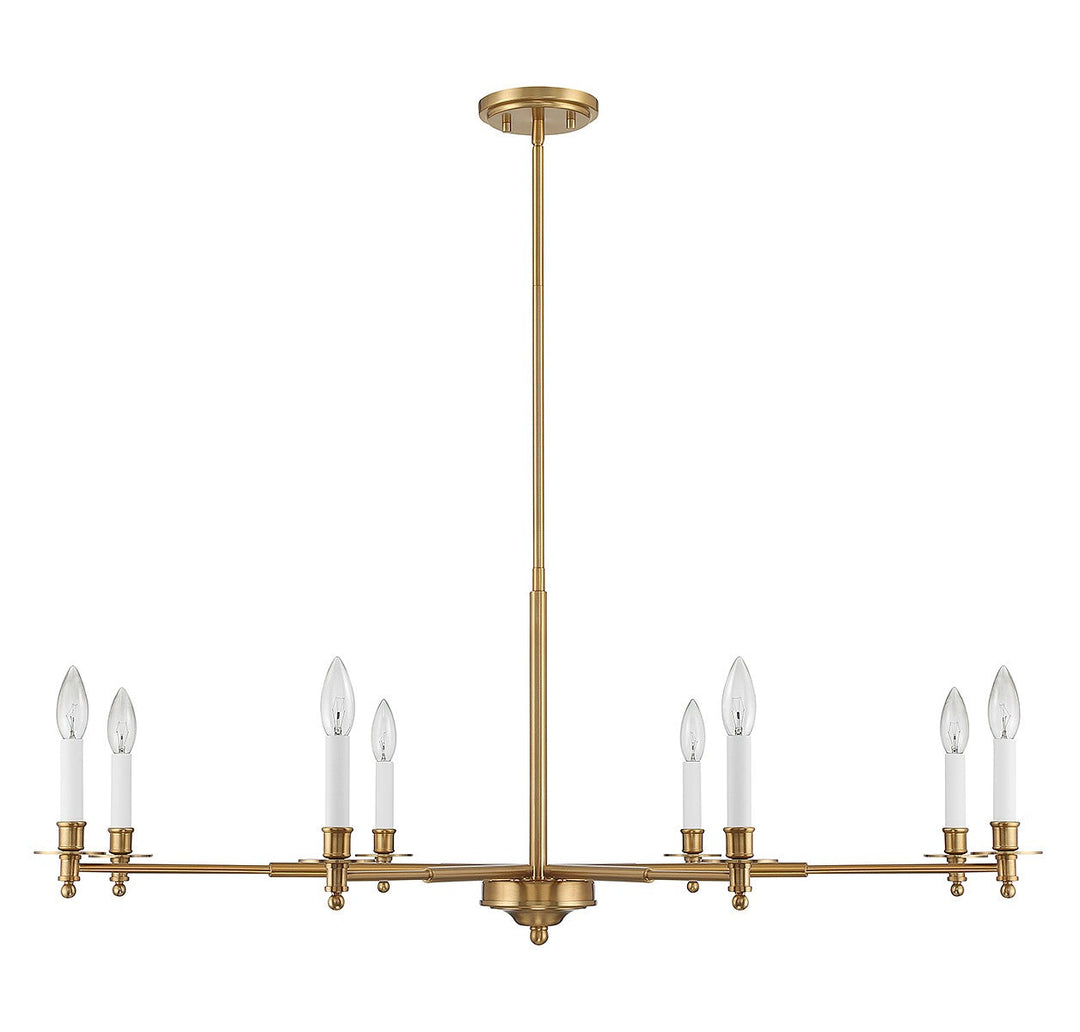 Savoy House Jasmine 1-4412-8-322 Chandelier Light - Warm Brass