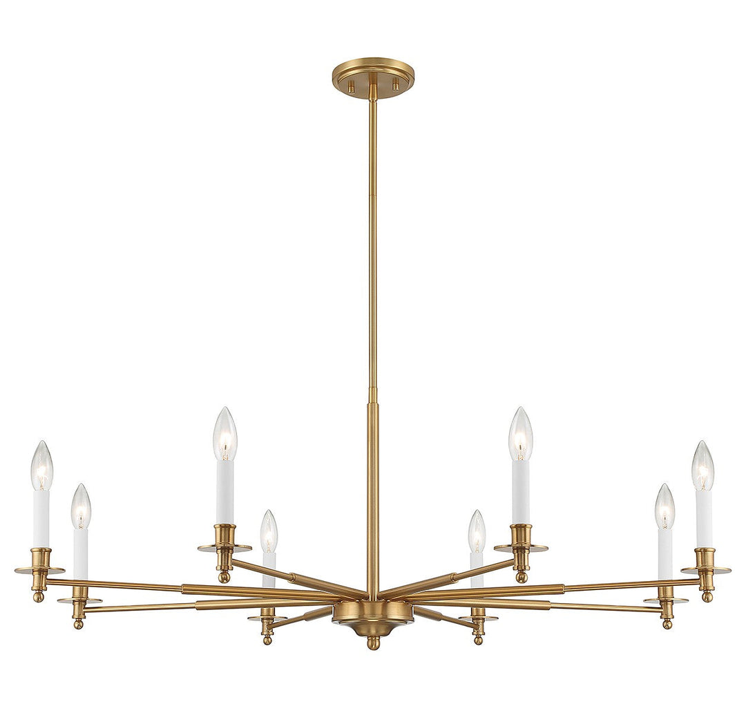 Savoy House Jasmine 1-4412-8-322 Chandelier Light - Warm Brass