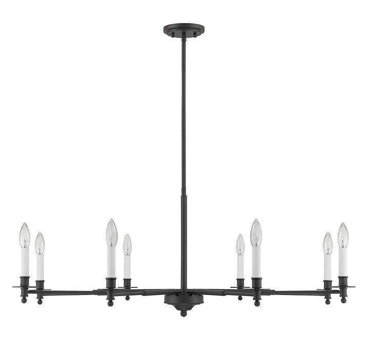 Savoy House Jasmine 1-4412-8-89 Chandelier Light - Matte Black