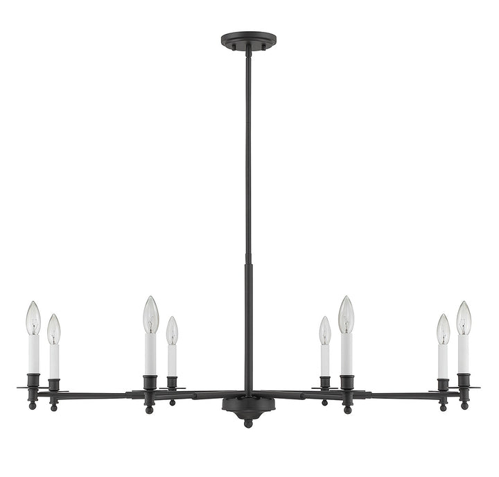 Savoy House Jasmine 1-4412-8-89 Chandelier Light - Matte Black