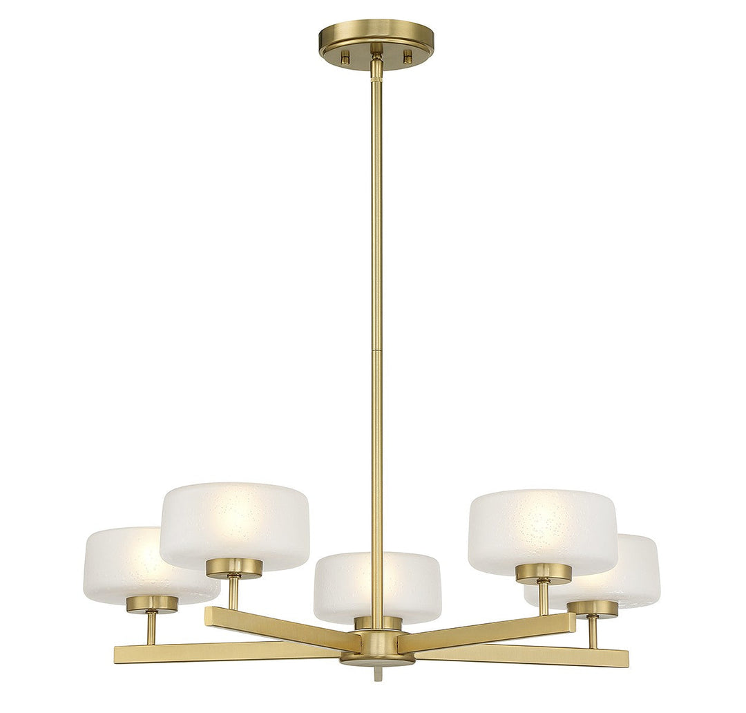 Savoy House Falster 1-5409-5-322 Chandelier Light - Warm Brass
