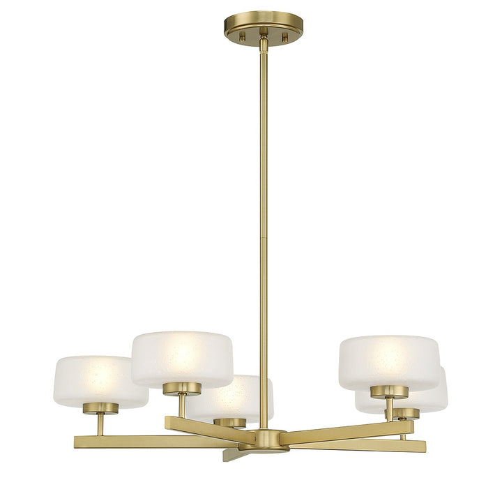Savoy House Falster 1-5409-5-322 Chandelier Light - Warm Brass