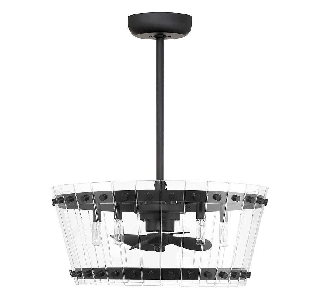 Savoy House Ventari 24-FD-8853-89 Ceiling Fan 12 - Matte Black, Black/