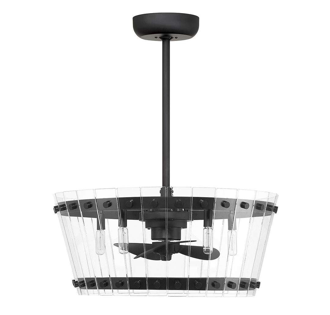 Savoy House Ventari 24-FD-8853-89 Ceiling Fan 12 - Matte Black, Black/