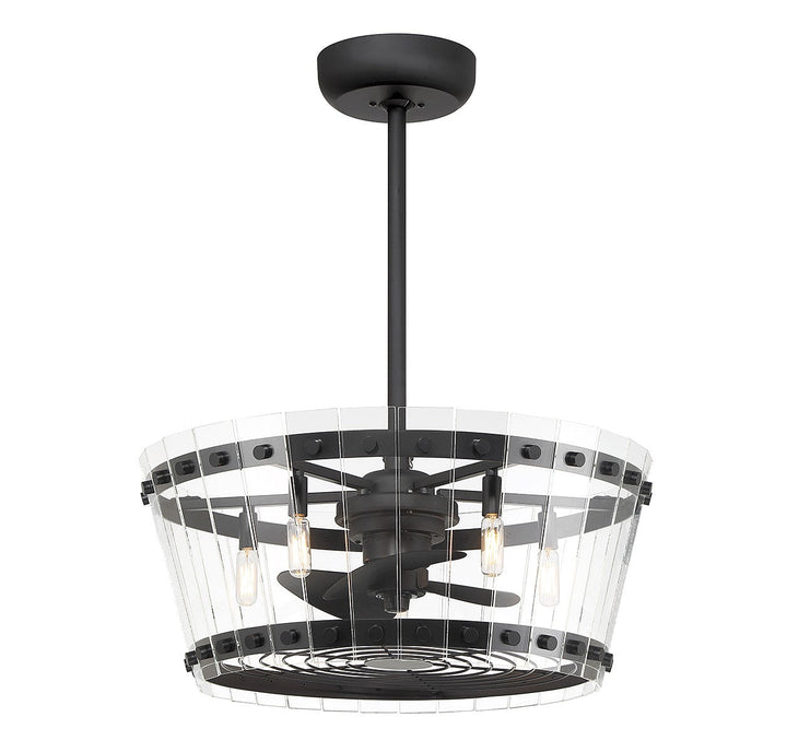 Savoy House Ventari 24-FD-8853-89 Ceiling Fan 12 - Matte Black, Black/