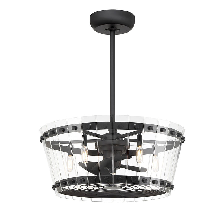 Savoy House Ventari 24-FD-8853-89 Ceiling Fan 12 - Matte Black, Black/