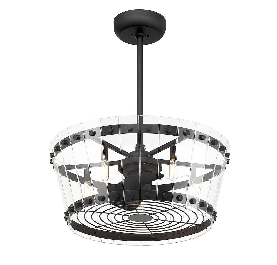 Savoy House Ventari 24-FD-8853-89 Ceiling Fan 12 - Matte Black, Black/