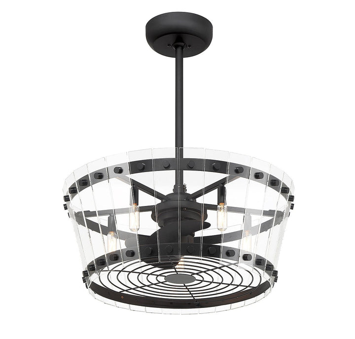 Savoy House Ventari 24-FD-8853-89 Ceiling Fan 12 - Matte Black, Black/