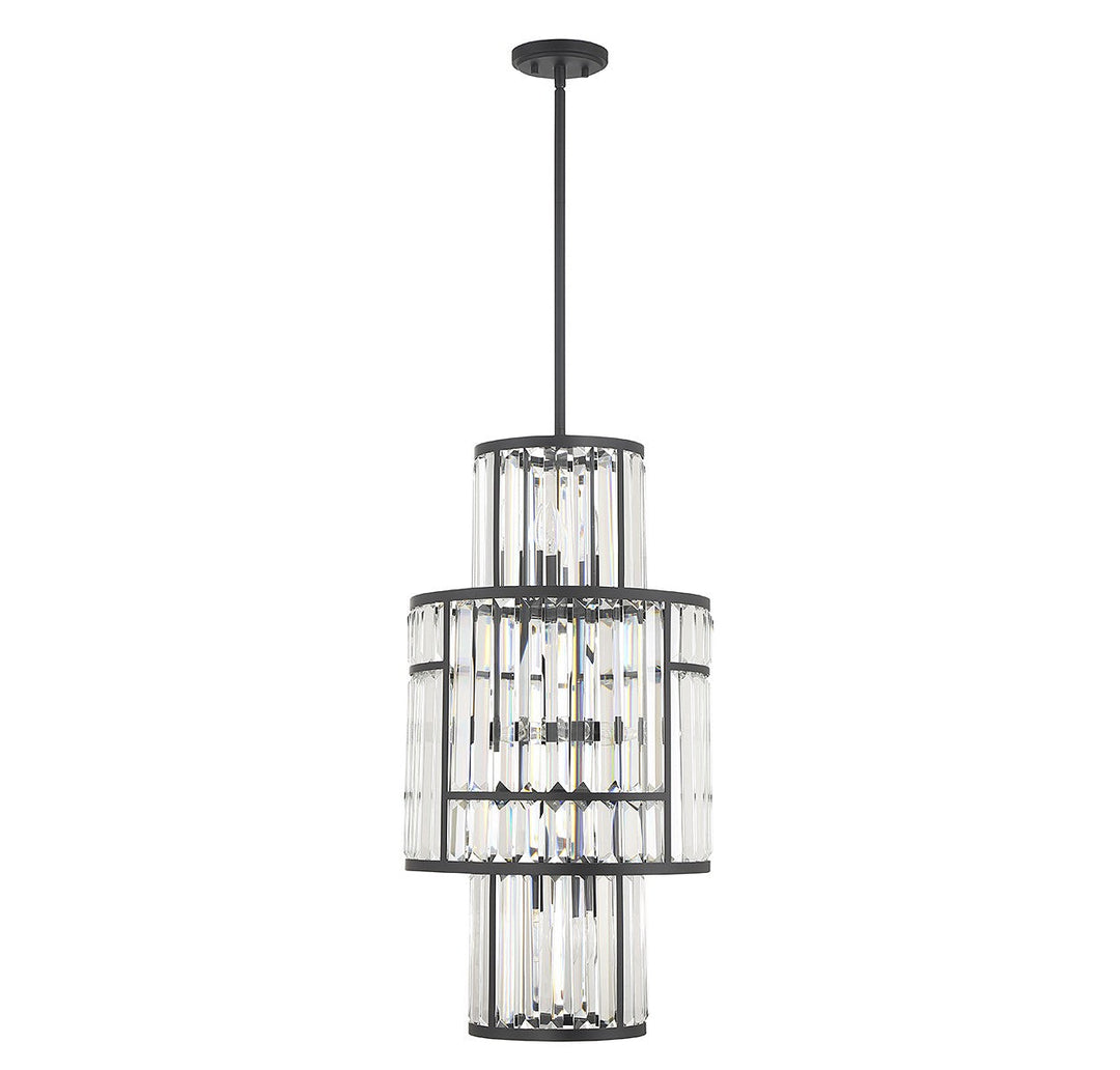 Savoy House Rohe 3-2226-8-89 Chandelier Light - Matte Black