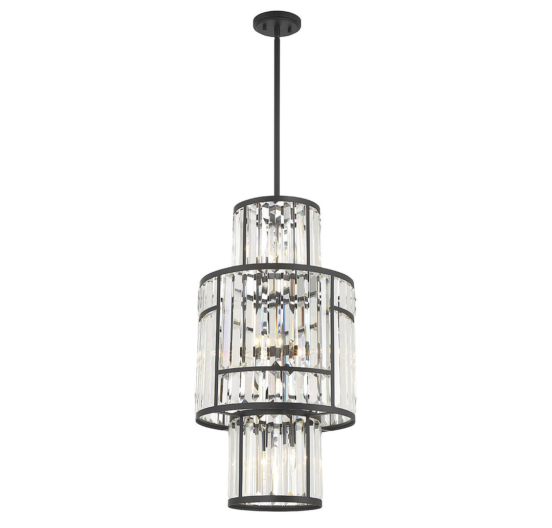 Savoy House Rohe 3-2226-8-89 Chandelier Light - Matte Black