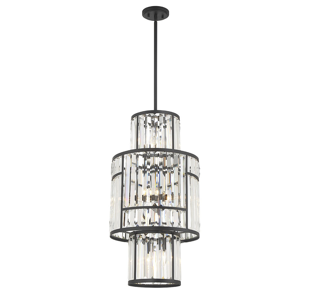 Savoy House Rohe 3-2226-8-89 Chandelier Light - Matte Black