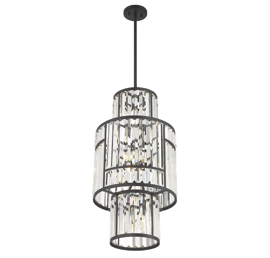 Savoy House Rohe 3-2226-8-89 Chandelier Light - Matte Black