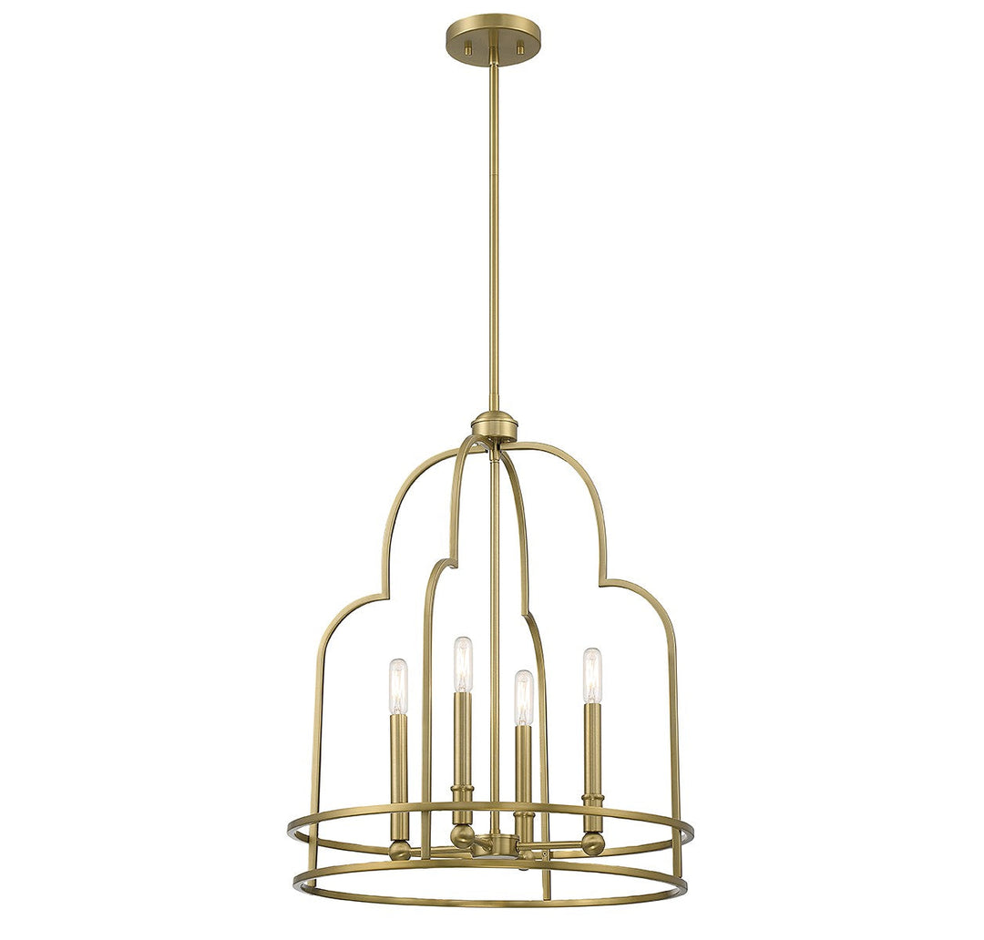 Savoy House Diplomat 3-6612-4-322 Pendant Light - Warm Brass