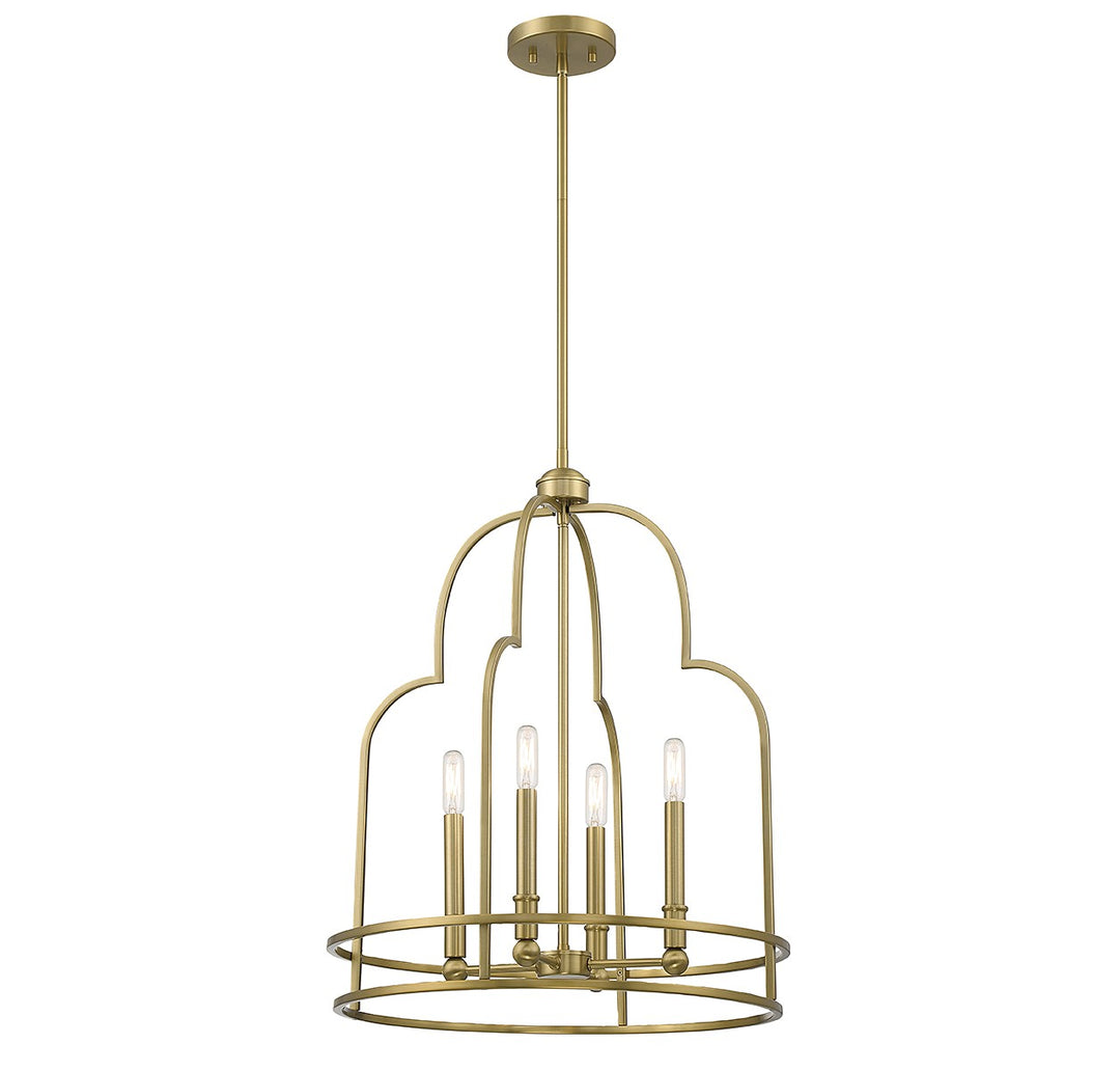 Savoy House Diplomat 3-6612-4-322 Pendant Light - Warm Brass