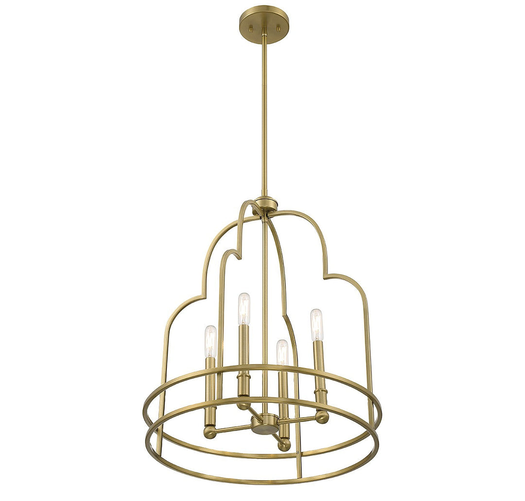 Savoy House Diplomat 3-6612-4-322 Pendant Light - Warm Brass